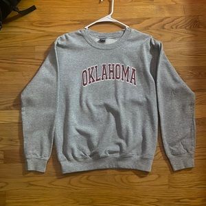 COPY - Gray Oklahoma Sweatshirt size small